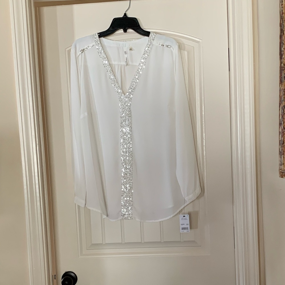 Ny collection women white blouse
